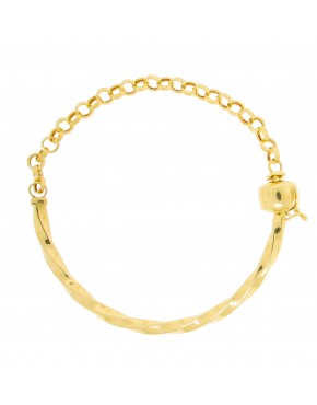 Pulseira bracelete tubo torcido - 0026991 Pulseira bracelete tubo torcido - 0026991